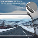 1080P Dual Dash Cam with 10'' Touchscreen & Front/Rear Camera