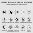 1080P Dual Dash Cam with 10'' Touchscreen & Front/Rear Camera